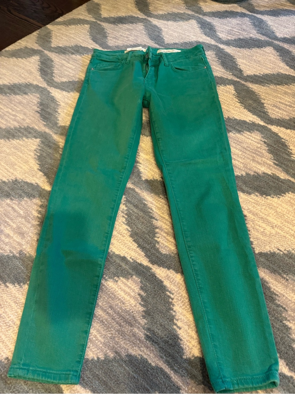 Pilcro and the Letterpress Mid-Rise Skinny Jeans - Size 28
